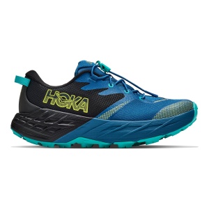 Pantofi Alergare Montana Copii Hoka Big Kids Speedgoat 7 Black / Night Glow Blue