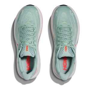 Pantofi Barbati Hoka Clifton 10 Sage-Neon Flame - Img 4