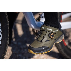 Pantofi ciclism MTB Northwave Spider Plus 3 - verde (forest) - Img 3