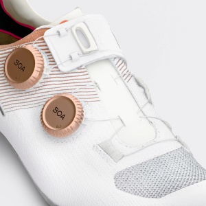 Pantofi ciclism șosea DMT KR0 EVO Superlight - alb-bronz - Img 5