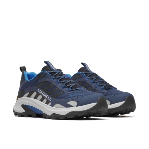 Pantofi trail Merrell Moab Speed 2 GTX | impermeabili GORE-TEX - Navy Night - Img 2