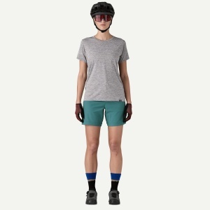 Patagonia - sort - W Landfarer Bike Shorts Wetland Blue - Albastru - Img 4