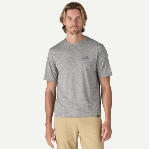 Patagonia - tricou - M Capilene Cool Daily Graphic - Gri - Img 2