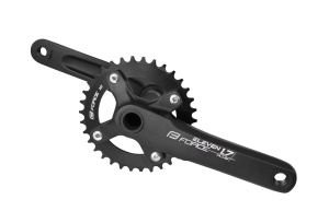 Pedalier Force Eleven 1.7+ 34T 175mm, Al, Black, Monobloc inclus