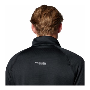 Polar Barbati Columbia Triple Canyon™ Grid Fleece II Full Zip Black - Img 4
