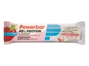 Powerbar - baton proteic - Protein+ 40% - capsuni ciocolata alba - 40g
