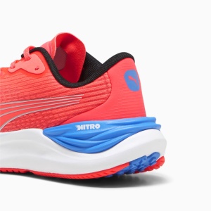Puma - pantofi alergare pentru femei Electrify NITRO 3 - portocaliu Orhidee alb albastru Ultra - Img 5