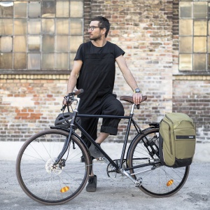 Rucsac urban hibrid pentru bicicleta, cu compartiment laptop, Thule, Paramount, 26L, Tan Beige - Img 10
