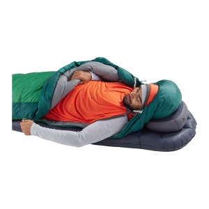 Sac De Dormit Trei Sezoane Unisex Sea to Summit Ascent Down Sleeping Bag Long -9C /15F Green - Img 5
