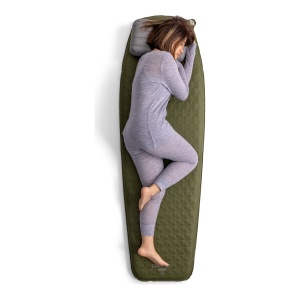 Saltea Sea to Summit Camp Plus Self Inflating Rectangular Wide Sleeping Pad Regular 183 CM Olive - Img 5