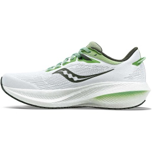Saucony - pantofi alergare pentru barbati - Triumph 21 - white I umbra - Img 2
