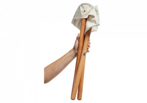 Scaun Retro Rebild Wooden Tripod Natural Spirit Nordisk - Img 3