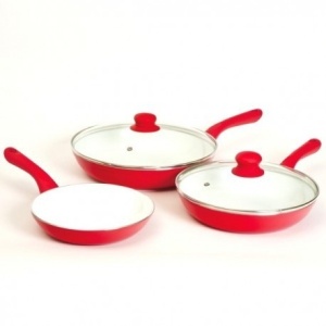 Set compus din 3 tigai din ceramica Spider Pan - Img 2