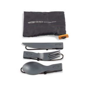 Set GSI Tekk Trio Folding Cutlery Grey - Img 3