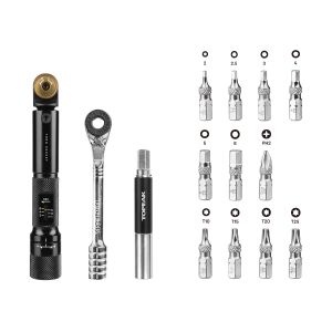 Set scule compact cu cheie dinamometrică Topeak Torq Rocket mini DX - Img 3