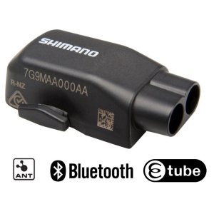 Shimano - adaptor unitate wireless Di2 EW-WU101 pentru bicicleta, E-TUBE PORT X 2 - negru - Img 4