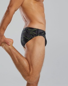Slip înot bărbați TYR Galaxy Durafast Elite - pattern Galaxy | 300h+ - Img 4