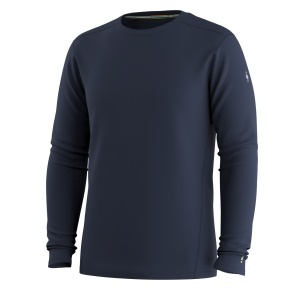 Smartwool - bluza de corp - Classic All-Season Merino Base Layer Crew Boxed - Deep Navy - L - Img 4