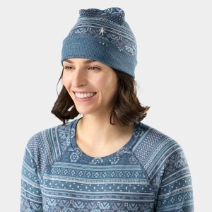 Smartwool - caciula - Thermal Merino Reversible Cuffed Beanie - Nightfall Fair Isle Fun - OS