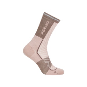 Sosete Alergare Femei Icebreaker Merino Blend Run+ Ultralight Crew Roz - Img 3
