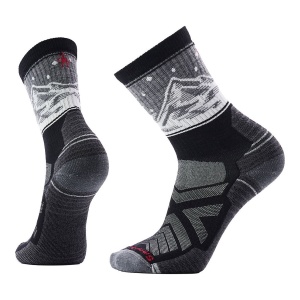 Sosete Drumetie Barbati Smartwool Hike Valley View Crew Black
