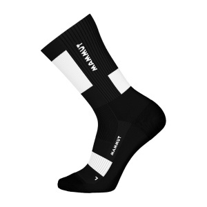 Sosete Unisex Mammut Mountaineering Merino Crew Black-White