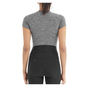 Specialized - tricou ciclism maneca scurta pentru femei Seamless Base Layer SS - gri melanj - Img 3