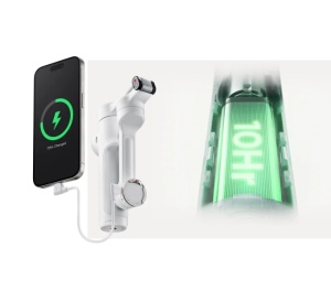 Stabilizator smartphone Insta360 Flow 2 Pro AI Tracker Bundle - alb Arctic White - Img 12