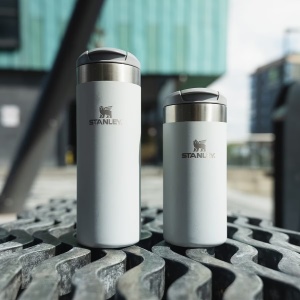 Stanley - termos mic calatorie The Aerolight Transit Mug - roz deschis cuart - 470 ml - Img 23