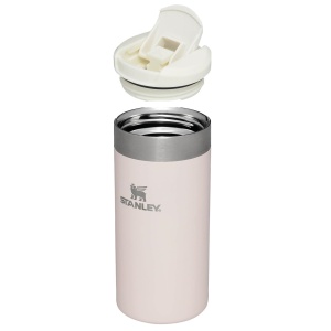 Stanley - termos mic calatorie The Aerolight Transit Mug - roz deschis cuart metalic - 350 ml - Img 6