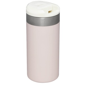 Stanley - termos mic calatorie The Aerolight Transit Mug - roz deschis cuart metalic - 350 ml - Img 10
