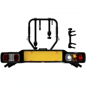 Suport 4 biciclete Peruzzo Siena 668/4N cu prindere pe carligul de remorcare, Negru - Img 7