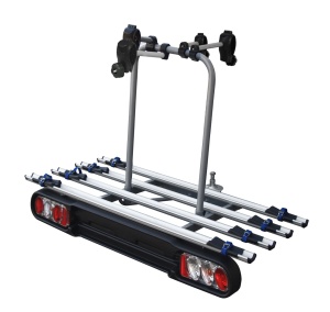 Suport biciclete M-Way Foxhound 4 pentru 4 biciclete cu prindere pe carligul de remorcare - Img 1