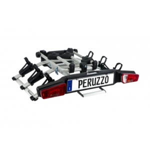 Suport biciclete Peruzzo Zephyr 713/3E cu prindere pe carligul de remorcare - pentru 3 biciclete electrice - Img 4