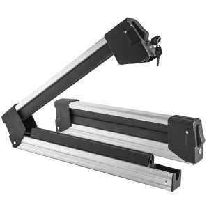 Suport schi snowboard Menabo Yelo 4 Silver pe bare transversale, 4 perechi ski / 2 snowboard - Img 2
