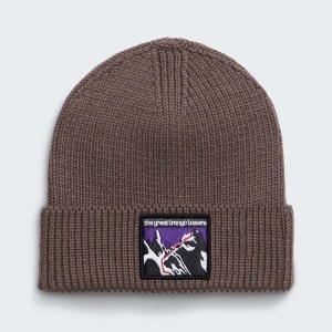 The North Face - caciula - Logo Box Cuffed Beanie - Black - Img 7