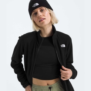 The North Face - polar femei - Glacier Fleece Jacket - Black - XS - Img 5