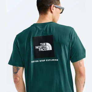 The North Face - tricou - Evolution Box NSE Regular Tee - Black | White - L - Img 10