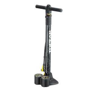 Topeak pompa podea JoeBlow Dualie pentru mtb &amp; fatbike - negru
