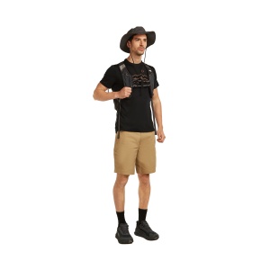 Tricou Barbati Icebreaker Merino Blend 125 Cool-Lite™ Sphere Across the Peaks Negru - Img 4