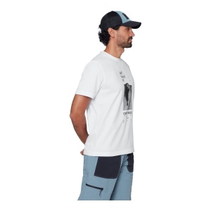 Tricou Barbati Mammut Base Hand Alb - Img 4