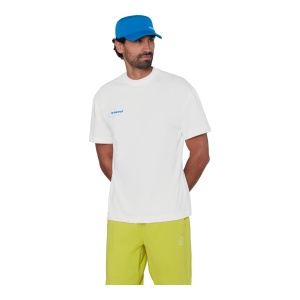 Tricou Barbati Mammut Base Relaxed Glacier Alb