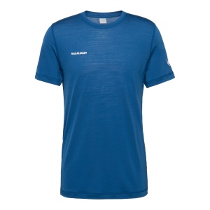 Tricou Barbati Mammut Tree Wool FL Albastru - Img 2