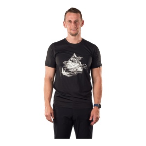 Tricou Barbati Northfinder Outdoor Quick-Drying Wicking Light Material Nadar Black