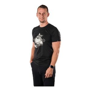 Tricou Barbati Northfinder Outdoor Quick-Drying Wicking Light Material Nadar Black - Img 2