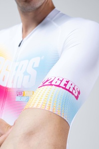 Tricou ciclism Gobik CX Pro 4.0 Hydrazero - alb multicolor - Img 2