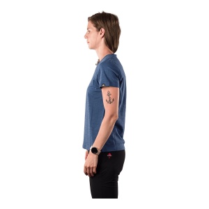 Tricou Femei Northfinder Hiking From Organic Cotton Guadalupe Bluenights - Img 4