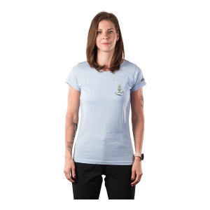 Tricou Femei Northfinder Hiking From Organic Cotton Maryb Lightblue