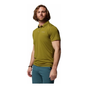 Tricou Polo Barbati Columbia Tech Trail™ Utility Green - Img 2