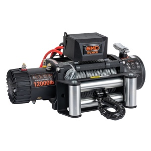 Troliu electric auto EMD Winch 12000lbs (5443kg), 12V, cablu otel, 26m, raport 265:1 - Img 3